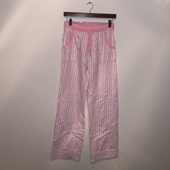 Victoria's Secret Other - Victorias Secret Pink & White Pajama Pants size XS